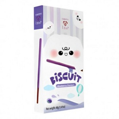 Tokimeki Biscuit Stick Blueberry 40gr