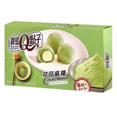 Mochi με Γεύση Κακάο και Matcha 80gr Tw