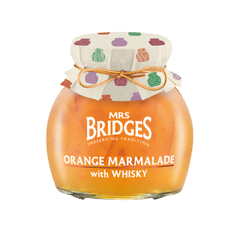 Μαρμελάδα Πορτοκάλι Με Ουίσκι Mrs Bridges 340gr