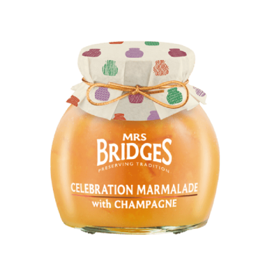 Μαρμελάδα Celebration Σαμπάνια Mrs Bridges 340gr