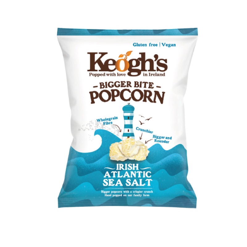 Pop Corn Με Θαλασσινό Αλάτι Keoghs 70gr