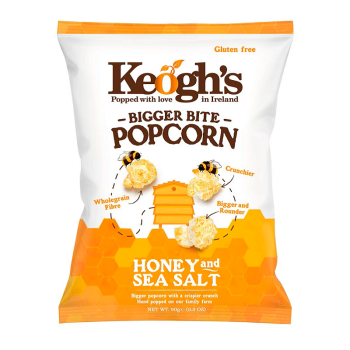 Pop Corn Με Μέλι Και Θαλασσινό Αλάτι Keoghs 70gr