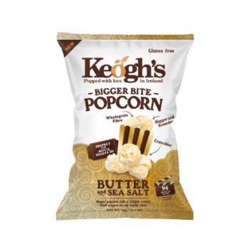 Pop Corn Με Βούτυρο Και Θαλασσινό Αλάτι Keoghs 70gr