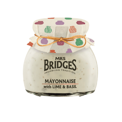 Μαγιονέζα Με Λάιμ Και Βασιλικό Mrs Bridges 180gr