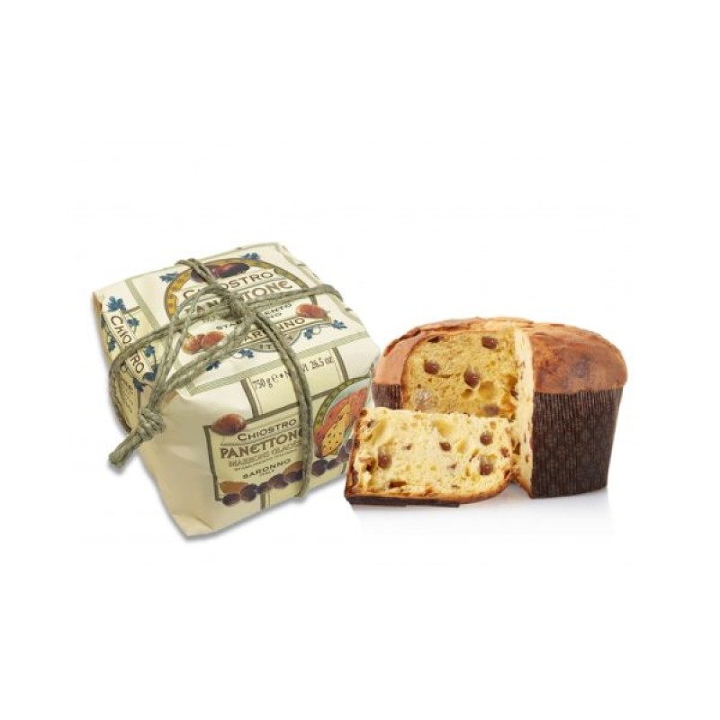 Panettone Με Κρέμα Κάστανο σε Χάρτινη Συσκευασία Chiostro Di Saronno 750gr