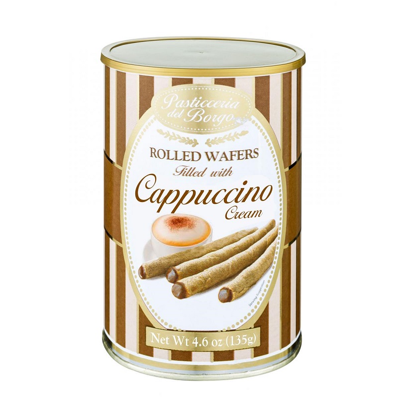 Γκοφρέτες Πουράκια Με Κρέμα Cappuccino Borgo de Medici 135gr