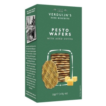 Κράκερς Wafers με Πέστο, Σκόρδο & Gouda Verduijns 75gr