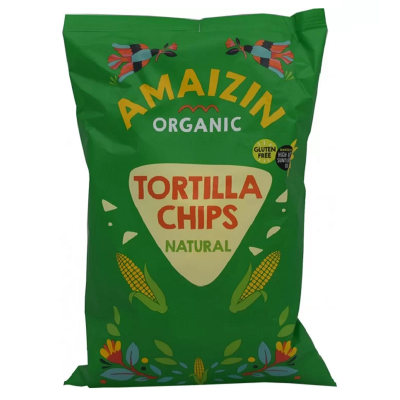 Bιολογικά Τσιπς Καλαμποκιού (Tortilla Chips) Αmaizin 150gr