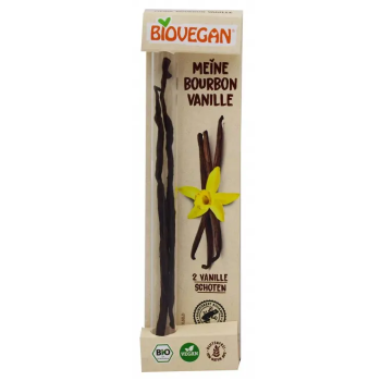 Βιολογική Βανίλια Μπέρμπον Σε Στικ Biovegan 2x5gr