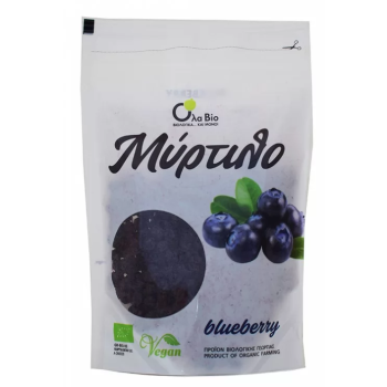 Blueberries Αποξηραμένα Βιολογικά Όλα Bio 100gr