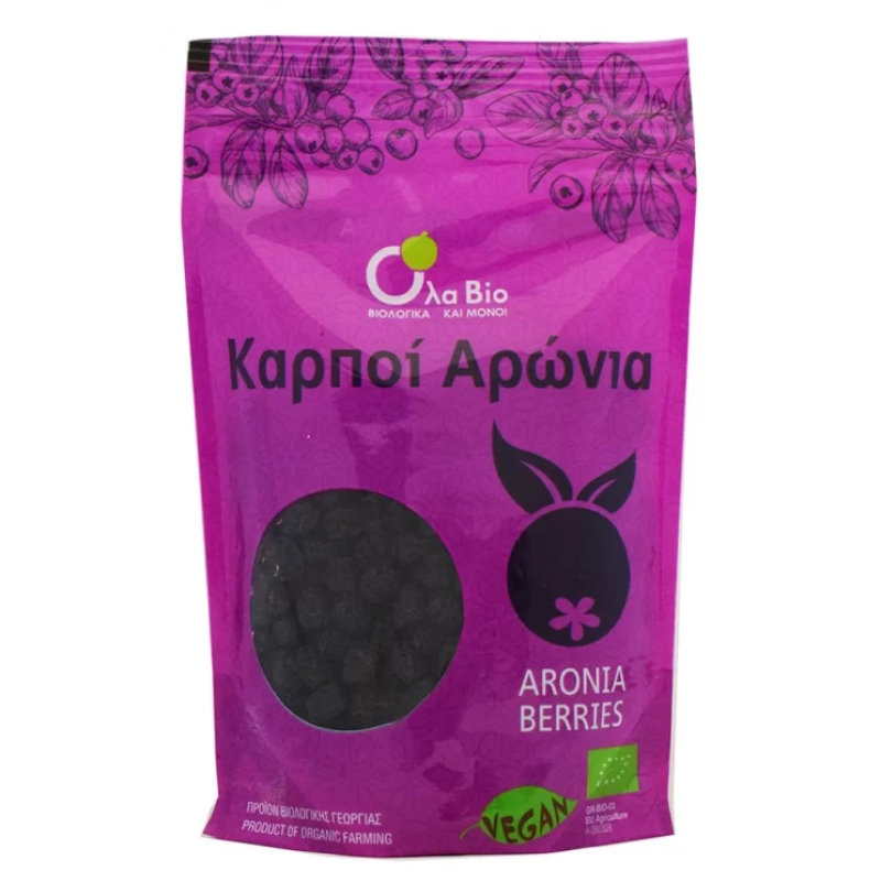 Αρώνια Berries Βιολογική Όλα Bio 100gr