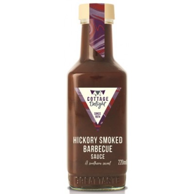 Hickory BBQ Sauce - Χίκορι Καπνιστή Μπάρμπεκιου Σάλτσα Cottage Delight 220ml