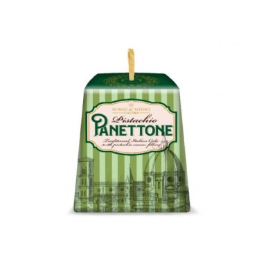 Μίνι Panettone Με Κρέμα Pistachio σε Χάρτινο Κουτί Borgo de Medici 100gr