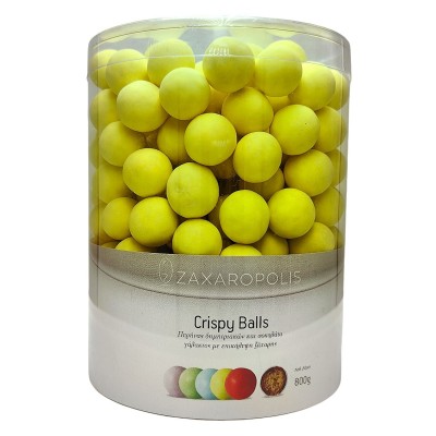 Κουφέτα Crispies Ματ Κίτρινο 800gr