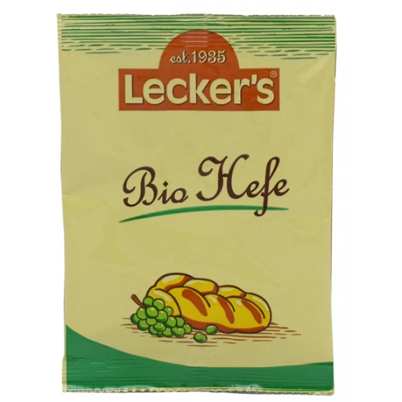 Μαγιά Ξερή Βιολογική Lecker's 9gr