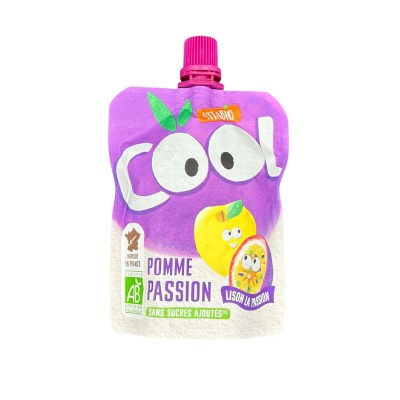 Βιολογικό Βρεφικό Επιδόρπιο Φρούτων Μήλο Passion Fruit Vitabio 90gr