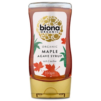 Βιολογικό Σιρόπι Αγαύης με σφένδαμο Maple Biona 350gr