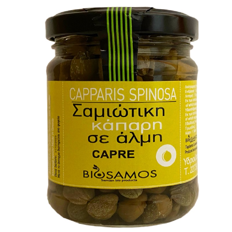 Βιολογική Κάπαρη Σαμιώτικη Σε Άλμη Bio Samos 220gr