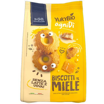 Βιολογικά Μπισκότα Μελιού Yukybio Sottolestelle 300gr