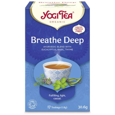 Βιολογικό Τσάι Breath Deep Yogi Tea 17 Φακελάκια 30.6gr