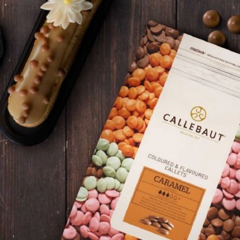 Σοκολάτα Κουβερτούρα Callebaut Καραμέλα (Caramel)  Σε Σταγόνες 2,5kg 