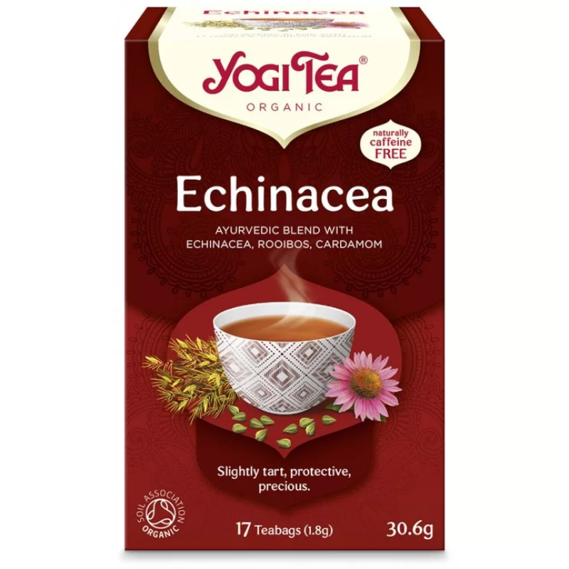 Βιολογικό Τσάι Echinacea Yogi Tea 17 Φακελάκια 30.6gr