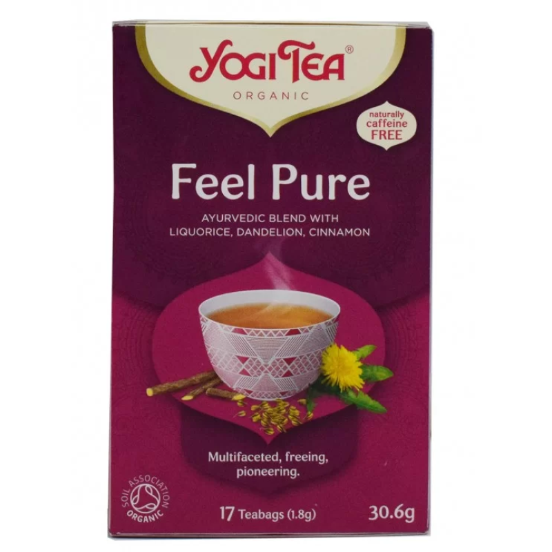 Βιολογικό Τσάι Feel Pure Yogi Tea 17 Φακελάκια 30.6gr