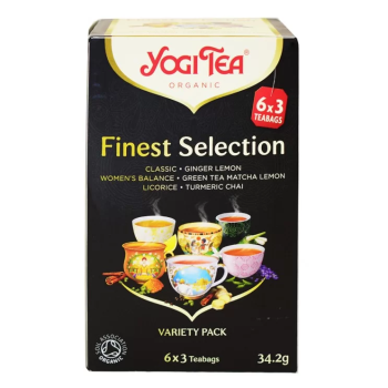 Βιολογικό Τσάι Finest Selection Yogi Tea 18 Φακελάκια 34.2gr