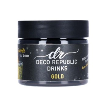 Χρυσό Βρώσιμο Glitter Για Ποτά Κοκτέϊλ Και Γλυκά Deco Republic 10gr E171 Free