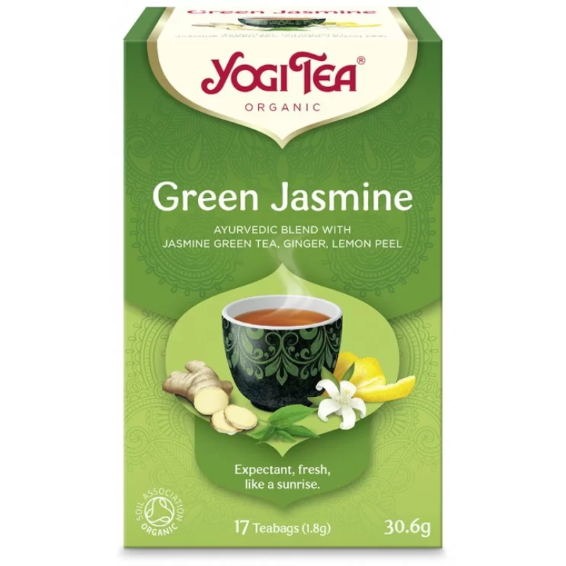 Βιολογικό Τσάι Green Jasmine Yogi Tea 17 Φακελάκια 30.6gr