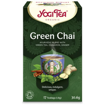 Βιολογικό Τσάι Green Tea Yogi Tea 17 Φακελάκια 30.6gr