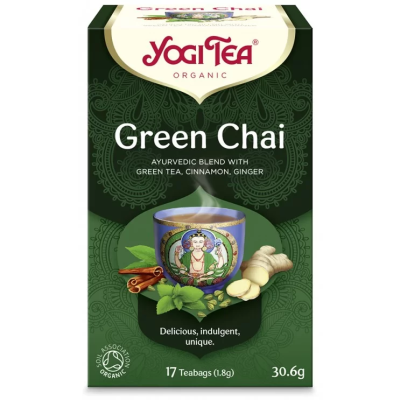 Βιολογικό Τσάι Green Tea Yogi Tea 17 Φακελάκια 30.6gr