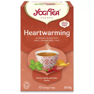 Βιολογικό Τσάι Heartwarming Yogi Tea 17 Φακελάκια 30.6gr