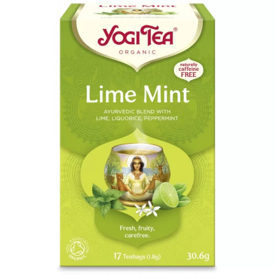 Βιολογικό Τσάι Lime Mint Yogi Tea 17 Φακελάκια 30.6gr