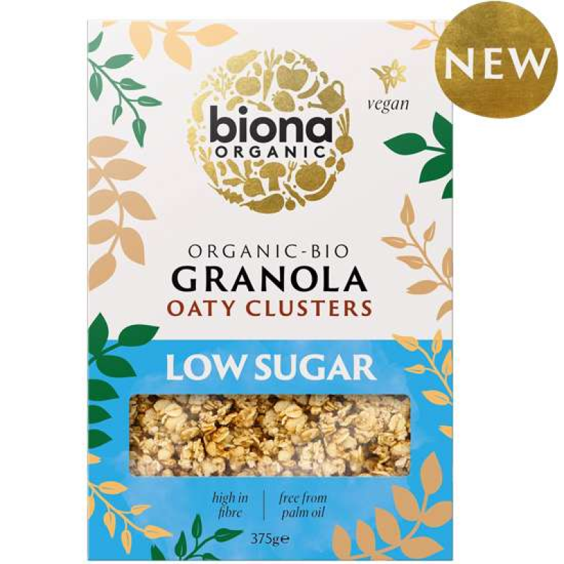 Βιολογική Γκρανόλα Βρώμης Low Sugar Biona 375gr