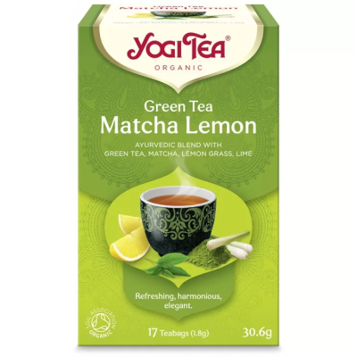 Βιολογικό Τσάι Matcha Lemon Yogi Tea 17 Φακελάκια 30.6gr