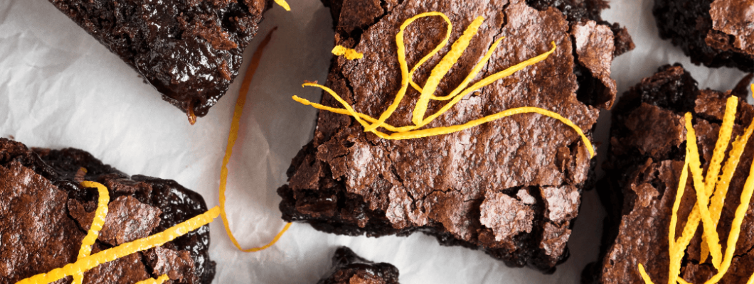 Συνταγή για Brownies Σοκολάτας με Πορτοκάλι χωρίς Αλεύρι