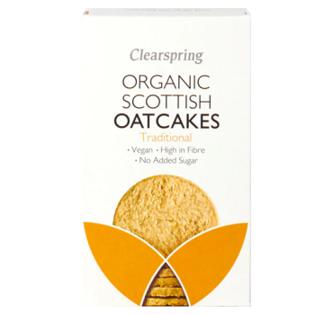 Βιολογικά Μπισκότα Βρώμης Κλασικά Scottish Oatcakes Clearspring 200gr