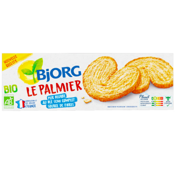 Βιολογικά Μπισκότα Βουτύρου Le Palmier Bjorg 100gr