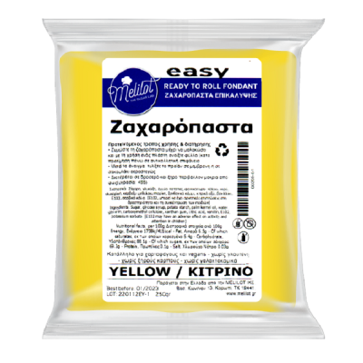 Πάστα ζάχαρης Κίτρινη 1kg Melilot Easy