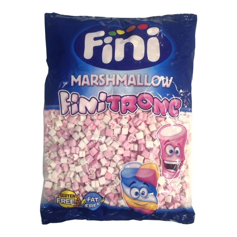 Marshmallows Μίνι Ροζ & Λευκές Καρδιές με Γεύση Βανίλια 900g-1kg