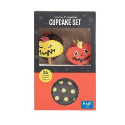 Cupcake Σετ Halloween με 24 θήκες και Toppers PME