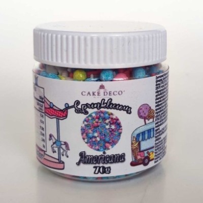 Κας Κας American Mix Λευκό Ροζ Γαλάζιο Sprinklicious 70gr E171 Free