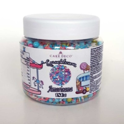 Κας Κας American Mix Λευκό Ροζ Γαλάζιο Sprinklicious 180gr E171 Free