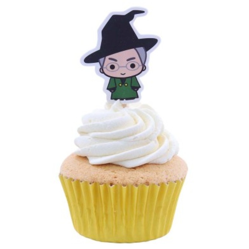 Cupcake Toppers Σετ Ηarry Potter με τα εμβλήματα 15 Χαρακτήρων PME