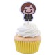 Cupcake Toppers Σετ Ηarry Potter με τα εμβλήματα 15 Χαρακτήρων PME