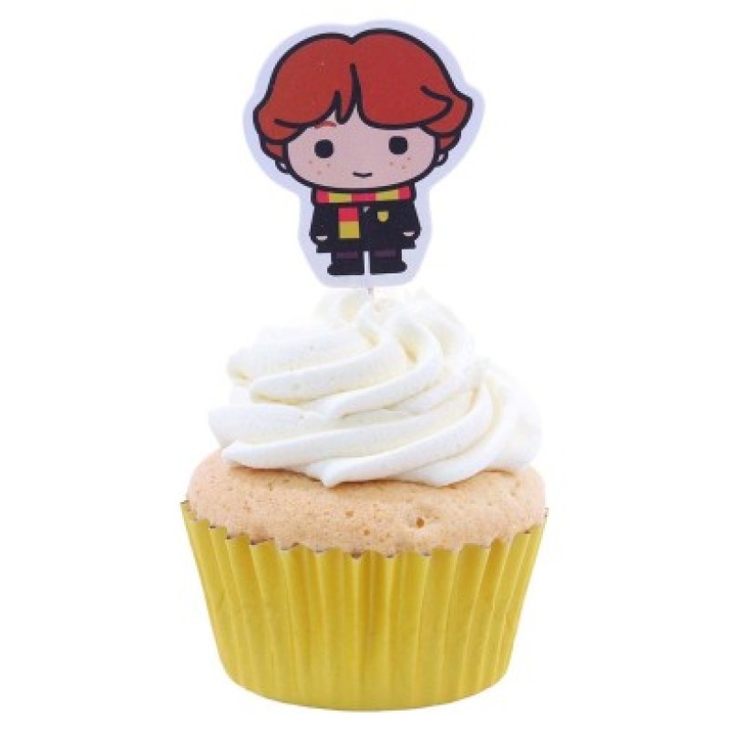 Cupcake Toppers Σετ Ηarry Potter με τα εμβλήματα 15 Χαρακτήρων PME