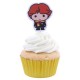 Cupcake Toppers Σετ Ηarry Potter με τα εμβλήματα 15 Χαρακτήρων PME