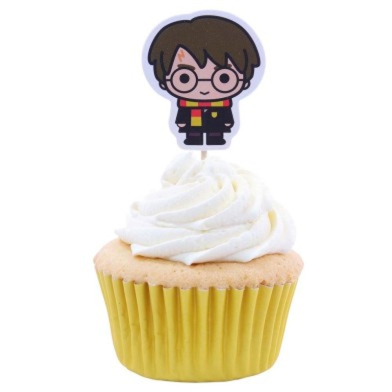 Cupcake Toppers Σετ Ηarry Potter με τα εμβλήματα 15 Χαρακτήρων PME