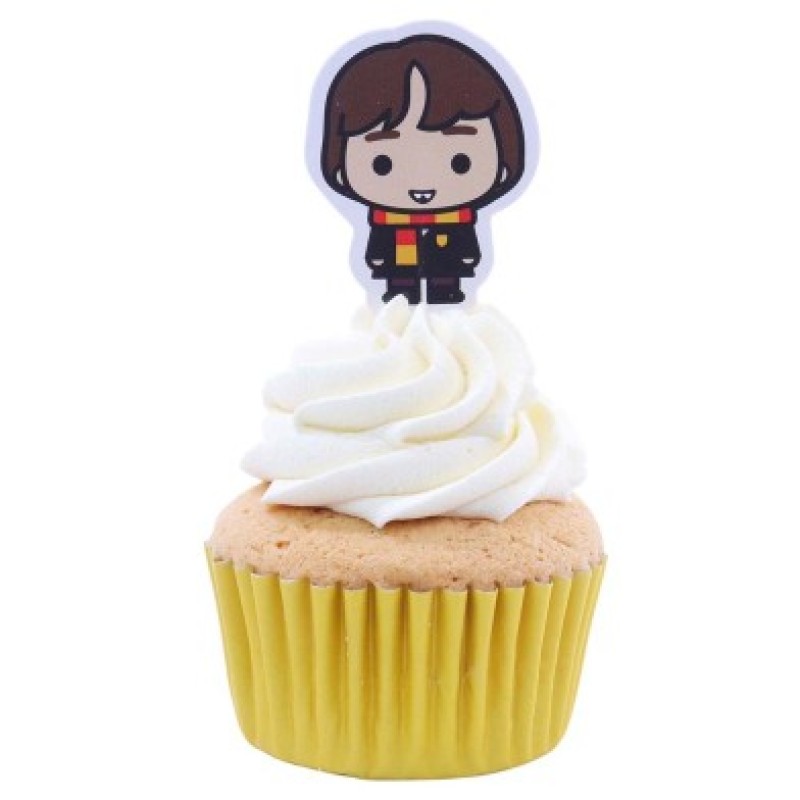 Cupcake Toppers Σετ Ηarry Potter με τα εμβλήματα 15 Χαρακτήρων PME